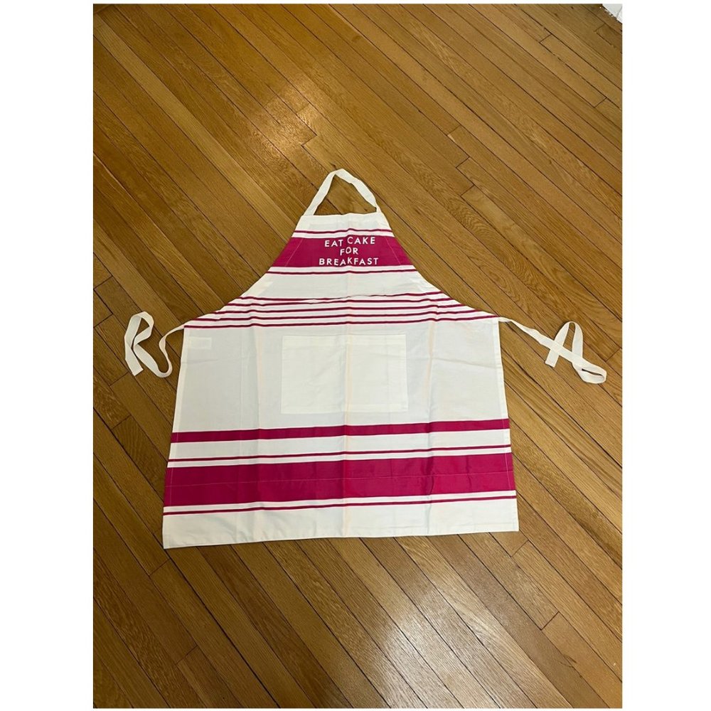 Kate Spade Apron | Eat Cake for Breakfast | Pink & White